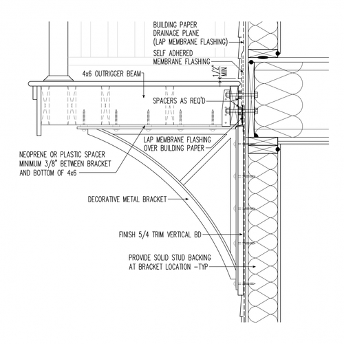 SecondFloor Balcony Supported by Brackets GreenBuildingAdvisor